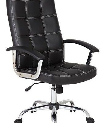 VELCO Pro Systems ΠΟΛΥΘΡΟΝΑ ΓΡΑΦΕΙΟΥ ΜΑΥΡΗ ΔΙΕΥΘΥΝΤΟΥ-ΔΙΑΣΤΑΣΕΙΣ: 64x55x103/113cm- ΕΠΙΦΑΝΕΙΑ PVC