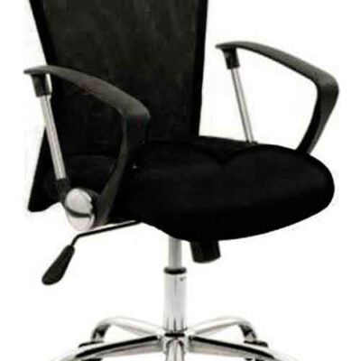 VELCO Pro Systems ΚΑΡΕΚΛΑ ΓΡΑΦΕΙΟΥ ΜΑΥΡΗ- ΔΙΑΣΤΑΣΕΙΣ: 57x50x90/100cm