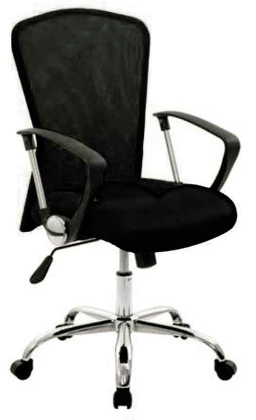 VELCO Pro Systems ΚΑΡΕΚΛΑ ΓΡΑΦΕΙΟΥ ΜΑΥΡΗ- ΔΙΑΣΤΑΣΕΙΣ: 57x50x90/100cm