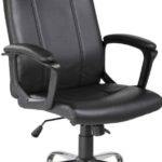 VELCO Pro Systems ΚΑΡΕΚΛΑ ΓΡΑΦΕΙΟΥ ΜΑΥΡΗ -ΔΙΑΣΤΑΣΕΙΣ: 62,5x63x110/120cm- ΕΠΙΦΑΝΕΙΑ PU & PVC