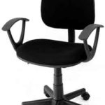 ΚΑΡΕΚΛΑ ΓΡΑΦΕΙΟΥ ΜΑΥΡΟ ΜΕ ΜΠΡΑΤΣΑ