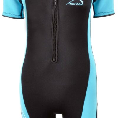 fortis ΣΤΟΛΗ ΚΑΤΑΔΥΣΗΣ MONOSHORT  ΠΑΙΔΙΚΗ ΜΑΥΡΟ-ΜΠΛΕ 3mm Νο8 (128-139cm)