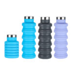 CAMPCOOL ΜΠΟΥΚΑΛΙ ΣΙΛΙΚΟΝΗΣ 500ml  ΠΤΥΣΣΟΜΕΝΟ ΜΕ ΚΛΕΙΣΤΡΟ-ΔΙΑΦΟΡΑ ΧΡΩΜΑΤΑ