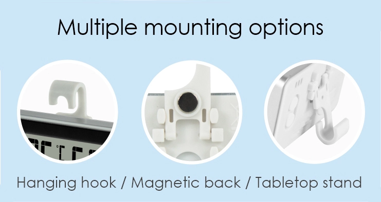 BRUNO ψηφιακό θερμόμετρο & υγρασιόμετρο BRN-0081, °C & °F, λευκό - Image 2