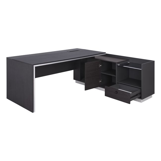 ΓΡΑΦΕΙΟ ΕΠΑΓΓΕΛΜΑΤΙΚΟ ΔΕΞΙΑ ΓΩΝΙΑ ROSEWOOD HM2086R 180X170X76Υ εκ. - Image 3