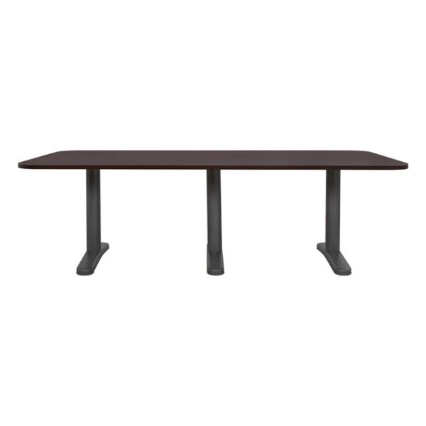 ΓΡΑΦΕΙΟ ΣΥΝΕΔΡΙΑΣΕΩΝ WALVIA ΕΠΑΓΓΕΛΜΑΤΙΚΟ WENGE HM2047.12 240X120X75Υ εκ. - Image 3