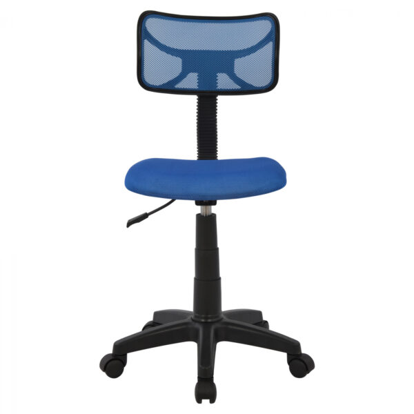 ΚΑΡΕΚΛΑ ΓΡΑΦΕΙΟΥ AKHILA HM1026.06 ΜΠΛΕ ΥΦΑΣΜΑ MESH 40,5x50,5x91,5 εκ. - Image 3