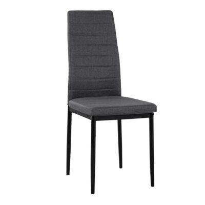 ΚΑΡΕΚΛΑ ΜΕΤΑΛΛΙΚΗ LADY HM0037.20 ΓΚΡΙ ΥΦΑΣΜΑ ΜΕΤΑΛΛΙΚΟ ΣΚΕΛΕΤΟ K/D 40x48x95 4τμχ