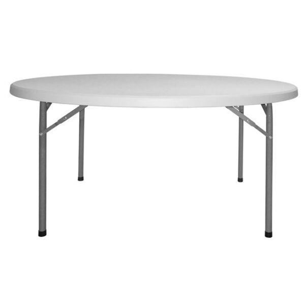 ΤΡΑΠΕΖΙ CATERING-ΣΥΝΕΔΡΙΟΥ HM5061 Φ182Χ74εκ ΠΤΥΣΣΟΜΕΝΟ ΣΤΡΟΓΓΥΛΟ - Image 2