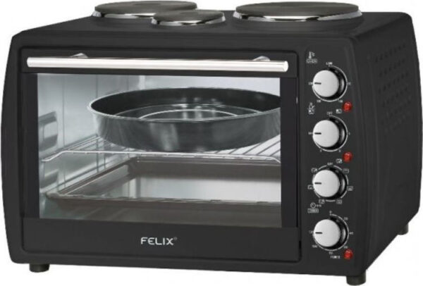 Felix FXO-4504 Ηλεκτρικό Φουρνάκι 45lt με 3 Εστίες