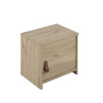 Arthus κομοδίνο 40x30x36εκ.  Δρυς Artisan με ένα ντουλάπι