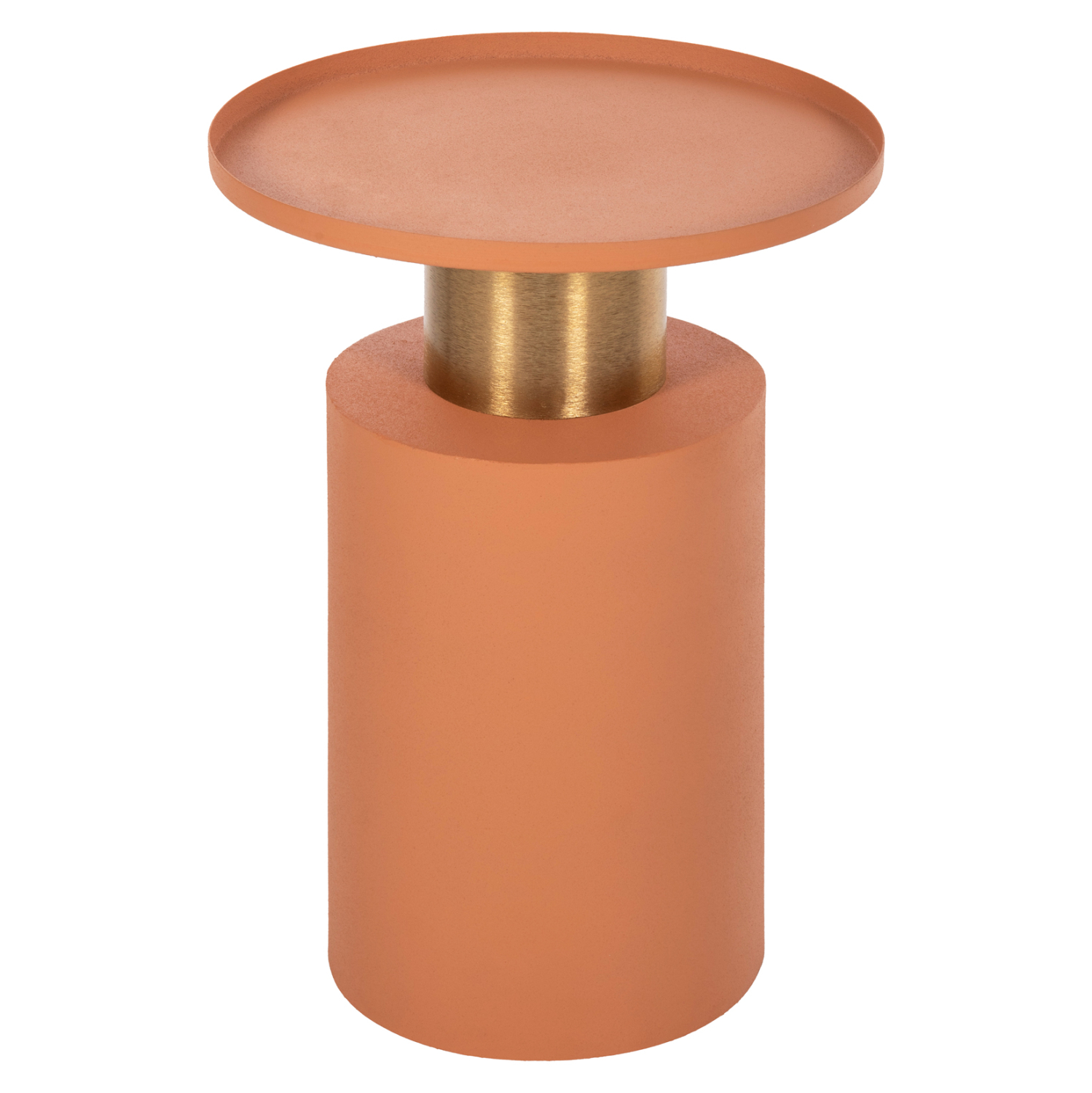 ΒΟΗΘΗΤΙΚΟ ΤΡΑΠΕΖΑΚΙ PUNJAB HM4240.08 ΜΕΤΑΛΛΟ ΣΕ ΠΟΡΤΟΚΑΛΙ-ΧΡΥΣΟΧΑΛΚΙΝΟ Φ30,5x42Υεκ. - Image 3