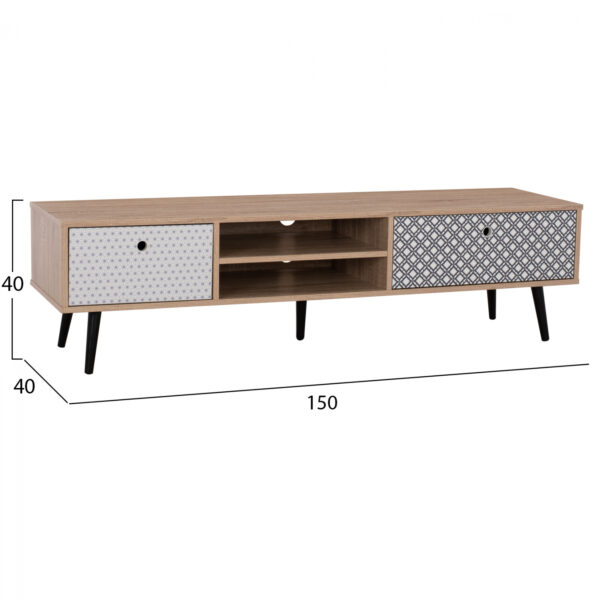 ΕΠΙΠΛΟ TV HM8756 HATTIE 150x40x40Y εκ. - Image 2