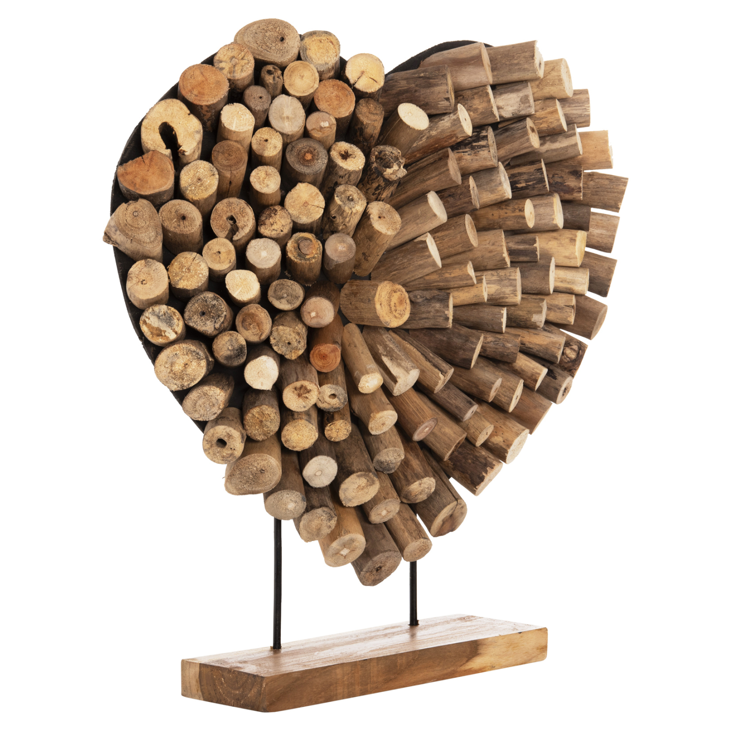 ΕΠΙΤΡΑΠΕΖΙΟ ΔΙΑΚΟΣΜΗΤΙΚΟ SHINZO HM7911 ΣΧΗΜΑ ΚΑΡΔΙΑ ΚΛΑΔΙΑ ΤΕΑΚ 57x5x56Υεκ. - Image 3