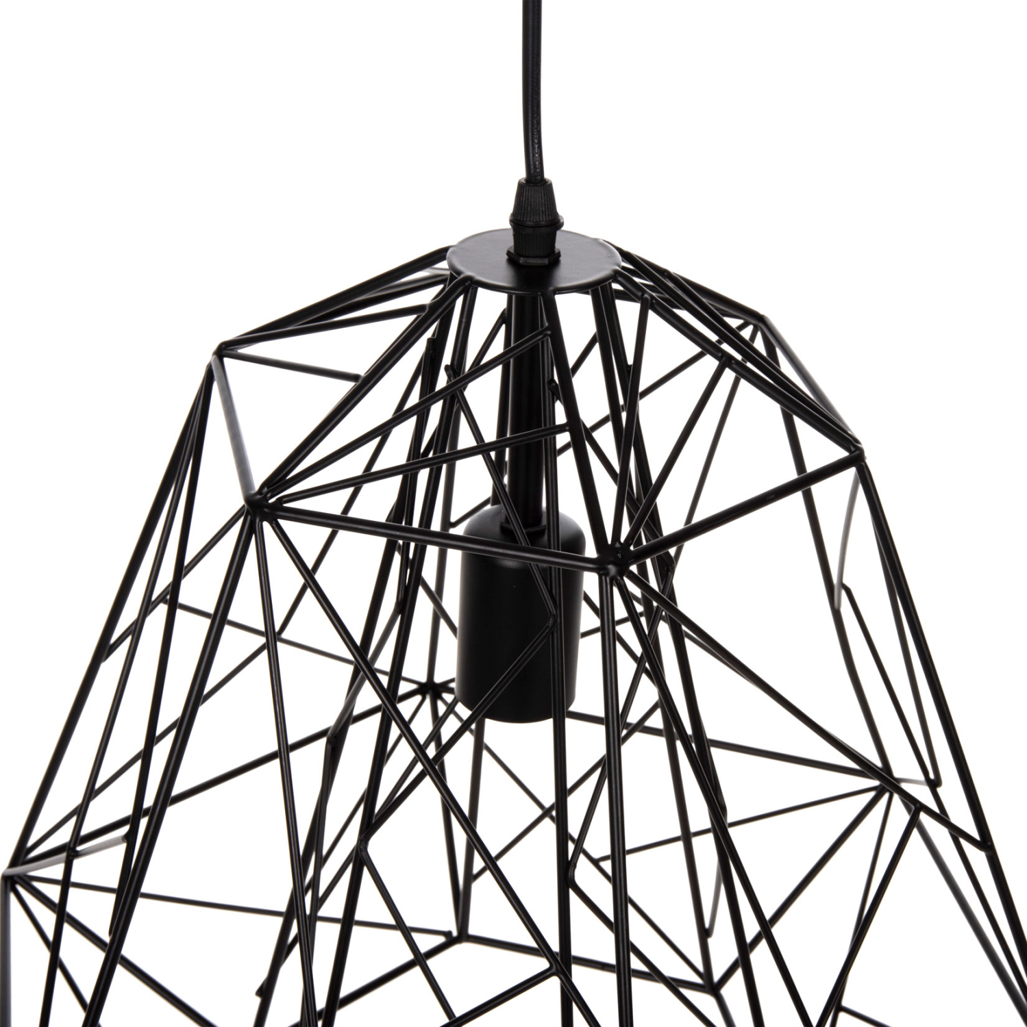 ΦΩΤΙΣΤΙΚΟ ΟΡΟΦΗΣ ΚΡΕΜΑΣΤΟ HM4066 ΜΑΥΡΟ ΜΕΤΑΛΛΙΚΟ ΚΑΠΕΛΟ 39x34x130Υεκ. - Image 3