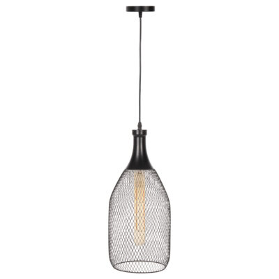 ΦΩΤΙΣΤΙΚΟ ΟΡΟΦΗΣ ΚΡΕΜΑΣΤΟ HM4105 ΜΑΥΡΟ ΜΕΤΑΛΛΙΚΟ ΚΑΠΕΛΟ Φ20x145Υεκ.