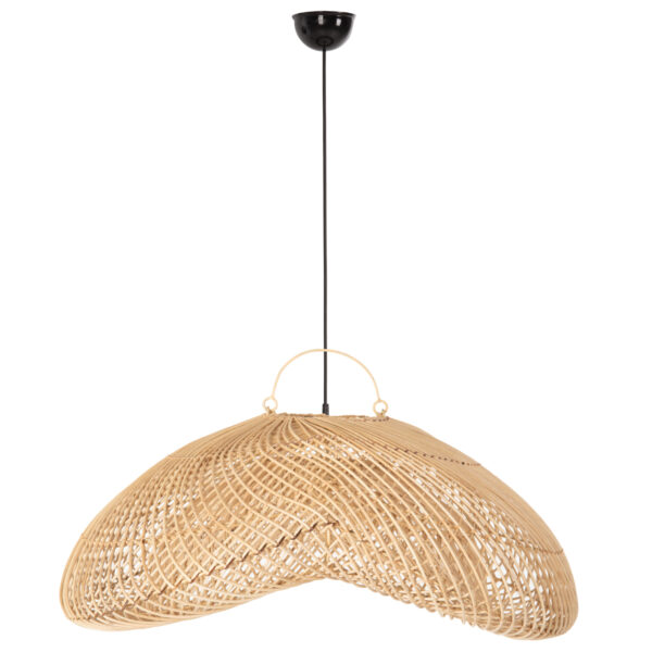 ΦΩΤΙΣΤΙΚΟ ΟΡΟΦΗΣ ΚΡΕΜΑΣΤΟ PERK HM7861 RATTAN ΣΕ ΦΥΣΙΚΟ ΧΡΩΜΑ 100x80x142Υ εκ. - Image 3
