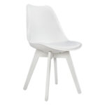 ΚΑΡΕΚΛΑ VEGAS HM0033.31 ΠΟΛΥΠΡΟΠΥΛΕΝΙΟΥ-PU- ΛΕΥΚΟ 47,5x55x82 εκ. 4τμχ