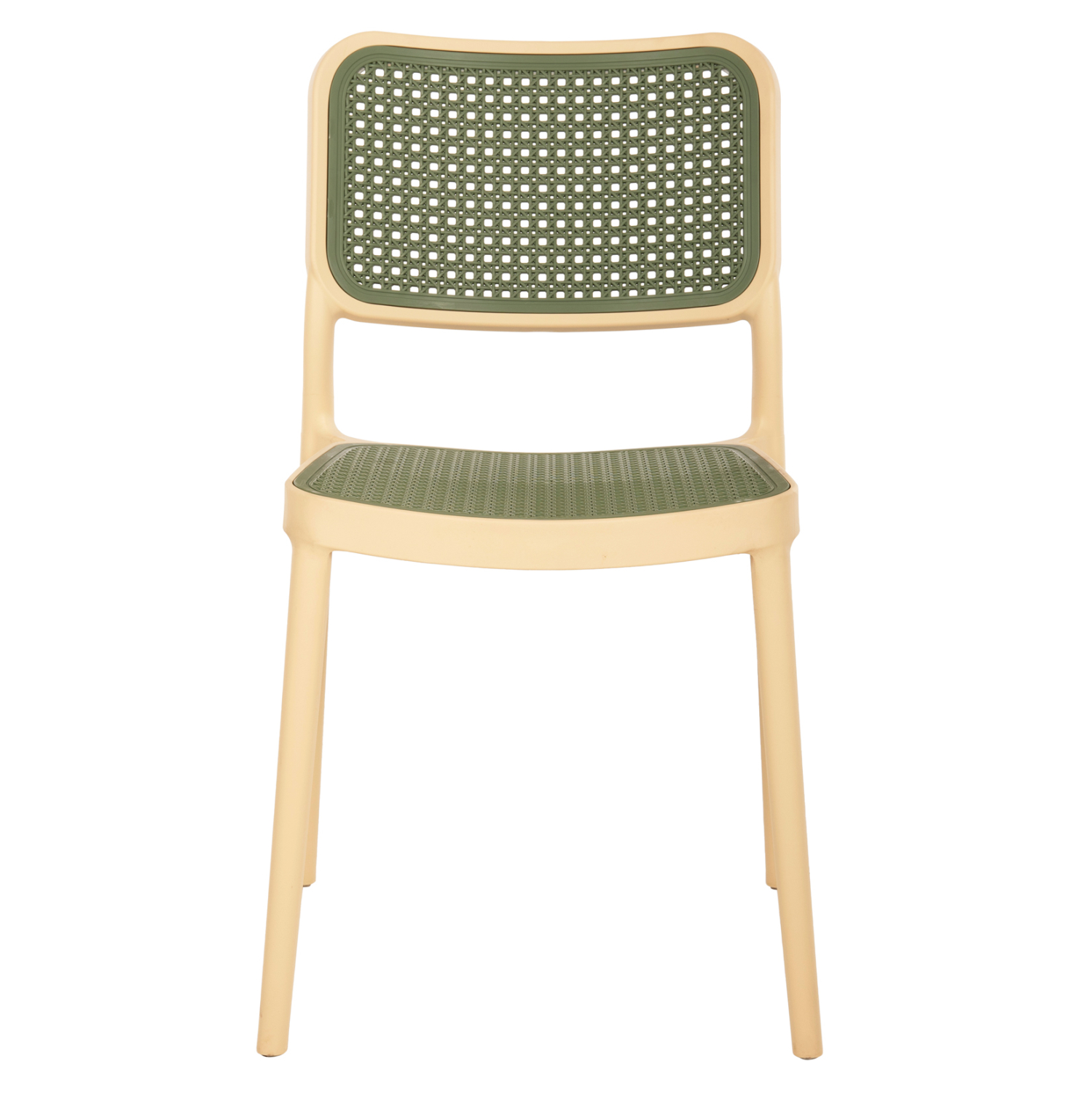 ΚΑΡΕΚΛΑ ΠΟΛΥΠΡΟΠΥΛΕΝΙΟΥ MEKO HM5934.04 ΜΠΕΖ ΜΕ OLIVE GREEN ΨΑΘΑ 51x52x80Υεκ. - Image 3