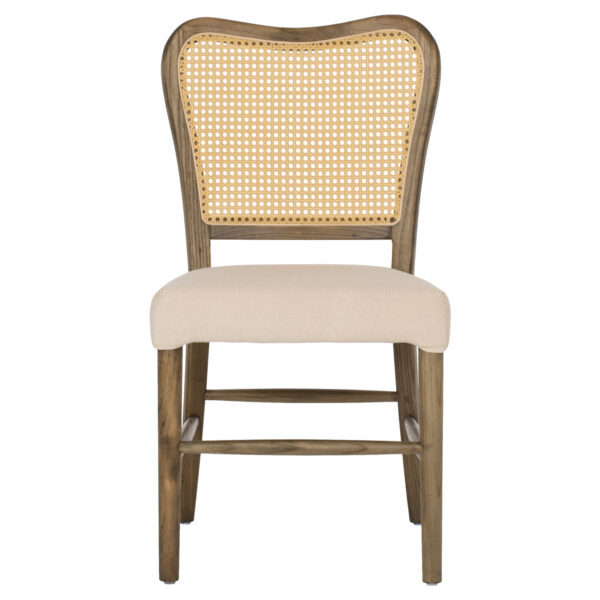ΚΑΡΕΚΛΑ ΤΟΟΝ ΞΥΛΟ RATTAN ΥΦΑΣΜΑ HM9406.04 47x52x91,5Υεκ. - Image 3