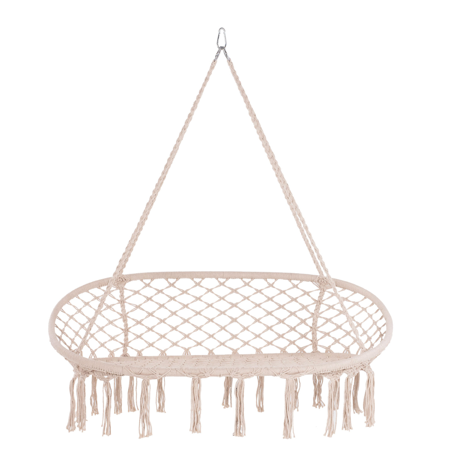 ΚΡΕΜΑΣΤΗ 2ΘΕΣΙΑ ΦΩΛΙΑ ΜΑΚΡΑΜΕ NEENA ΣΕ ΜΠΕΖ ΧΡΩΜΑ HM5769 130x67x120-140Yεκ. - Image 3