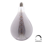 ΛΑΜΠΤΗΡΑΣ LED FILAMENT 8W E27 3000K SMOKE COLOR DIMMABLE  HM4052.03