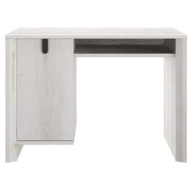 Lugano γραφείο με 1 πόρτα 110x56x77εκ. Whitewashed Oak
