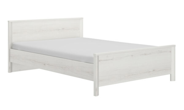 Lugano κρεβάτι διπλό 209x146x80εκ. ( για στρώμα 140x190εκ. ή 140x200εκ. )  Whitewashed Oak - Image 2