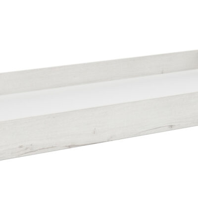 Lugano αποθηκευτικό συρτάρι  93x200x15εκ. ( για κρεβάτι Lugano 90x200εκ. ) Whitewashed Oak