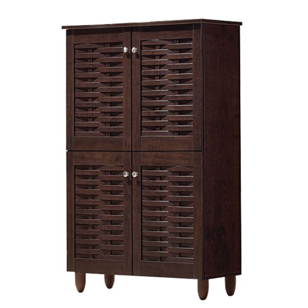 ΠΑΠΟΥΤΣΟΘΗΚΗ-ΝΤΟΥΛΑΠΙ KABIRA 4 ΠΟΡΤΕΣ HM2210.01 WENGE 77Χ34Χ123εκ. - Image 2