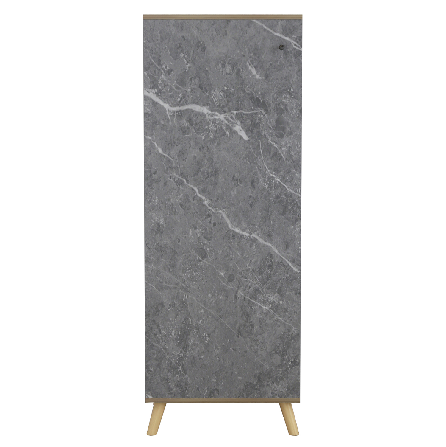 ΠΑΠΟΥΤΣΟΘΗΚΗ-ΝΤΟΥΛΑΠΙ ALVARO HM8954.12 ΜΕΛΑΜΙΝΗ SONAMA-STONE TEXTURE 50Χ38Χ135Yεκ. - Image 3