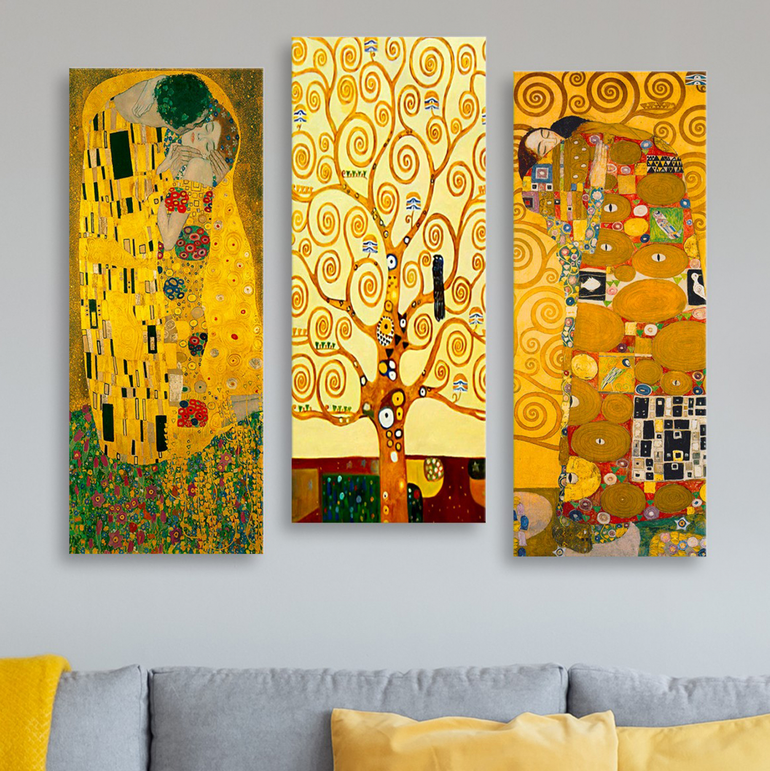 ΠΙΝΑΚΑΣ ΤΡΙΠΤΥΧΟ MDF ΑΡΤ ΝΟΥΒΟ HM7204.04 60X0,3X50 εκ. - Image 3