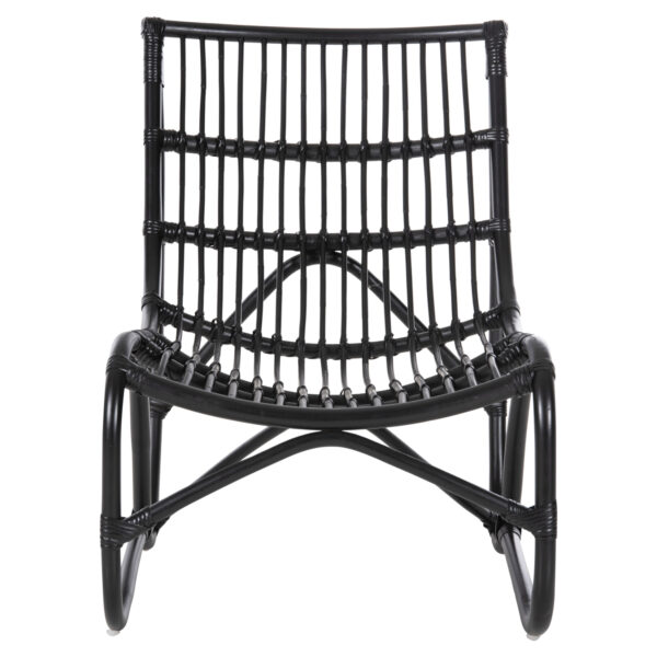ΠΟΛΥΘΡΟΝΑ GRINN HM9815.02 ΡΑΒΔΟΙ RATTAN ΣΕ ΜΑΥΡΟ--Β' ΔΙΑΛΟΓΗΣ 56,5x73,5x79,5Υεκ. - Image 3