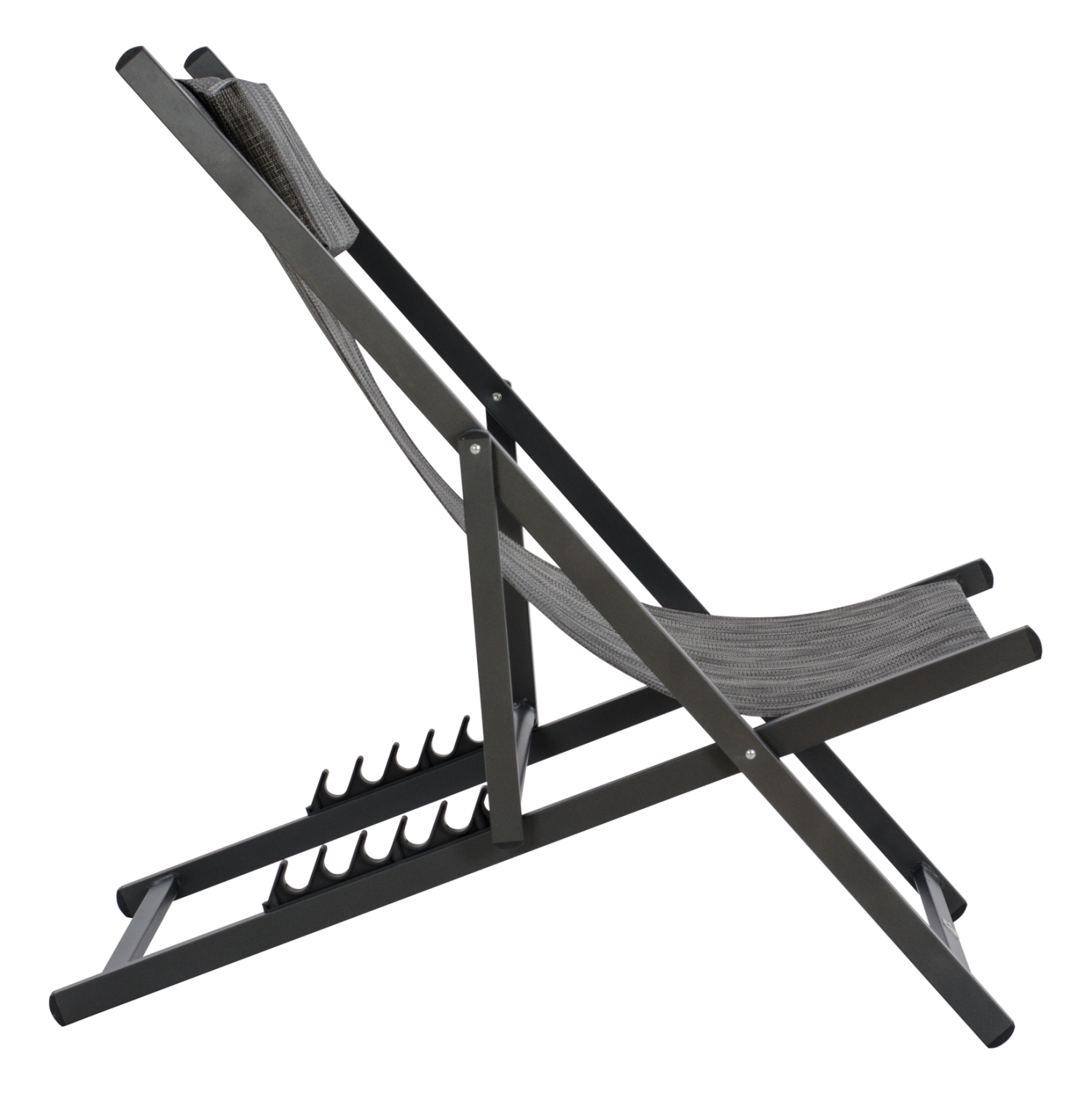 ΣΕΖΛΟΝΓΚ ΕΠΑΓΓΕΛΜΑΤΙΚΗ KEA HM5076.10 ΑΛΟΥΜΙΝΙΟ & TEXTILENE ΓΚΡΙ 59,5x102,5x94Υεκ - Image 3