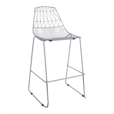 ΣΚΑΜΠΩ BAR ΜΕΤΑΛΛΙΚΟ HM5465.100 LUX ΧΡΩΜΙΟΥ 57x56,5x107 εκ.