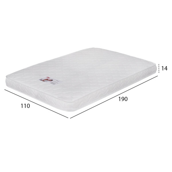ΣΤΡΩΜΑ ΑΦΡΟΥ ΧΩΡΙΣ ΕΛΑΤΗΡΙΑ JORDY 110X190x15Y-- HM374.02  (ROLL PACKING) ΛΕΥΚΟ - Image 3