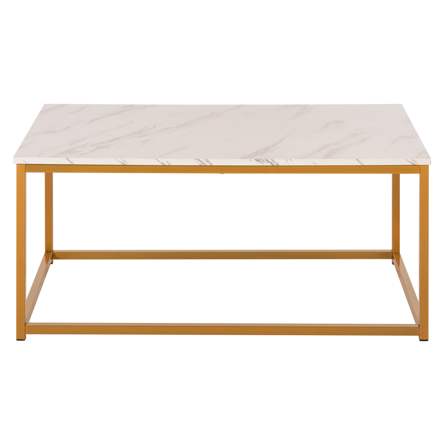 ΤΡΑΠΕΖΙ ΣΑΛΟΝΙΟΥ SAFFRON HM8975.11 ΜΕΛΑΜΙΝΗ ΛΕΥΚΟ ΜΑΡΜΑΡΟ-ΧΡΥΣΗ ΒΑΣΗ 95Χ55Χ43,5Yεκ. - Image 3