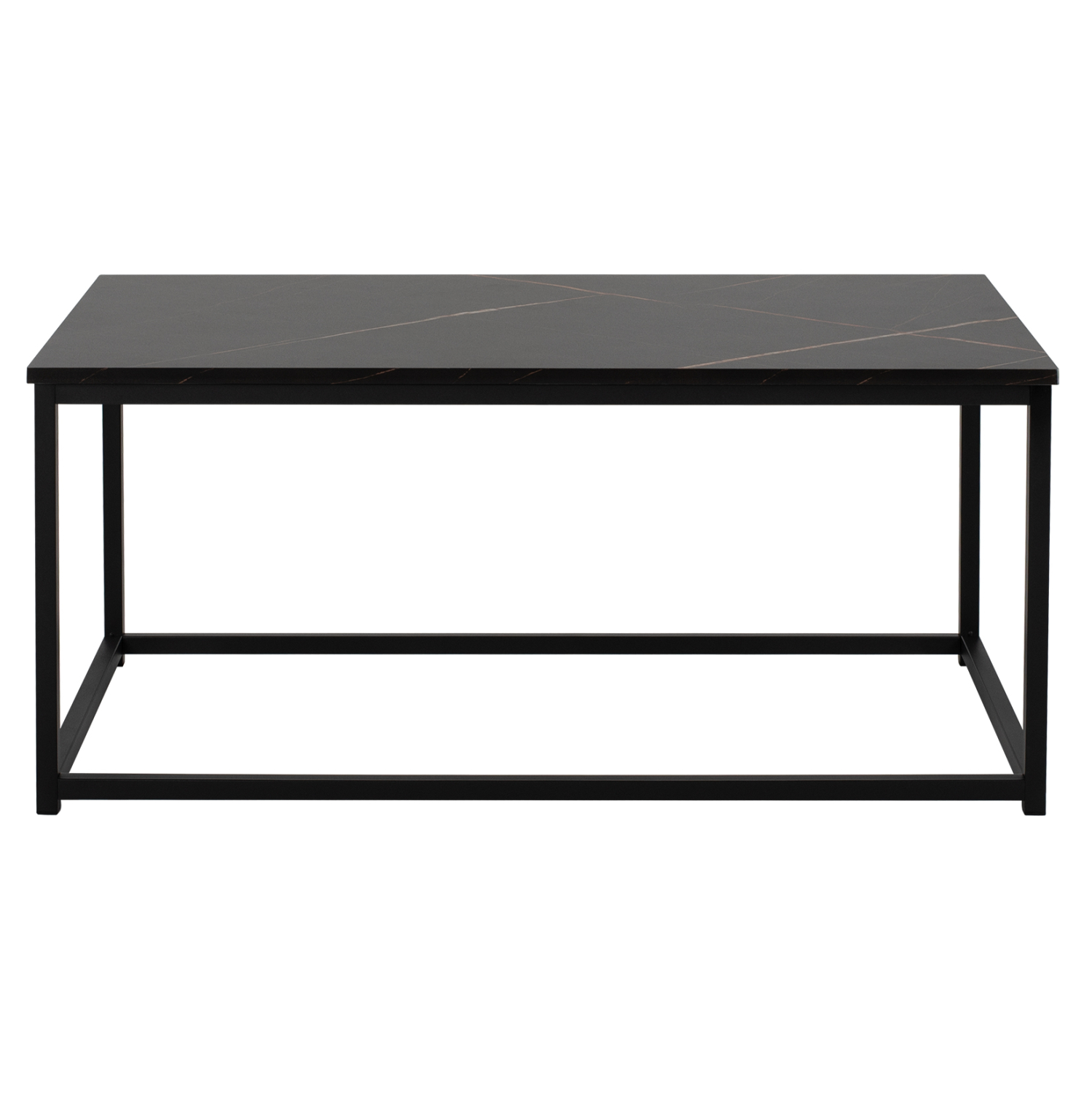 ΤΡΑΠΕΖΙ ΣΑΛΟΝΙΟΥ SAFFRON HM8975.13 ΜΕΛΑΜΙΝΗ ΜΑΥΡΟ ΜΑΡΜΑΡΟ 95Χ55Χ43Yεκ. - Image 3