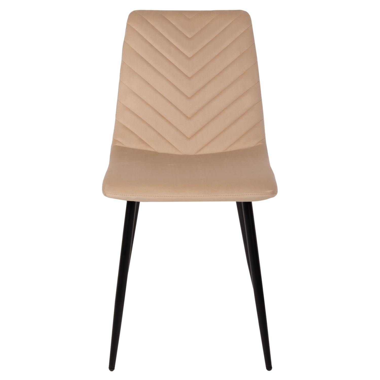 ΚΑΡΕΚΛΑ LATRELL HM8587.05 ΒΕΛΟΥΔΟ ΕΚΡΟΥ ΜΕ ΜΑΥΡΑ ΜΕΤΑΛΛΙΚΑ ΠΟΔΙΑ 43x54x88Υεκ. 4τμχ - Image 3