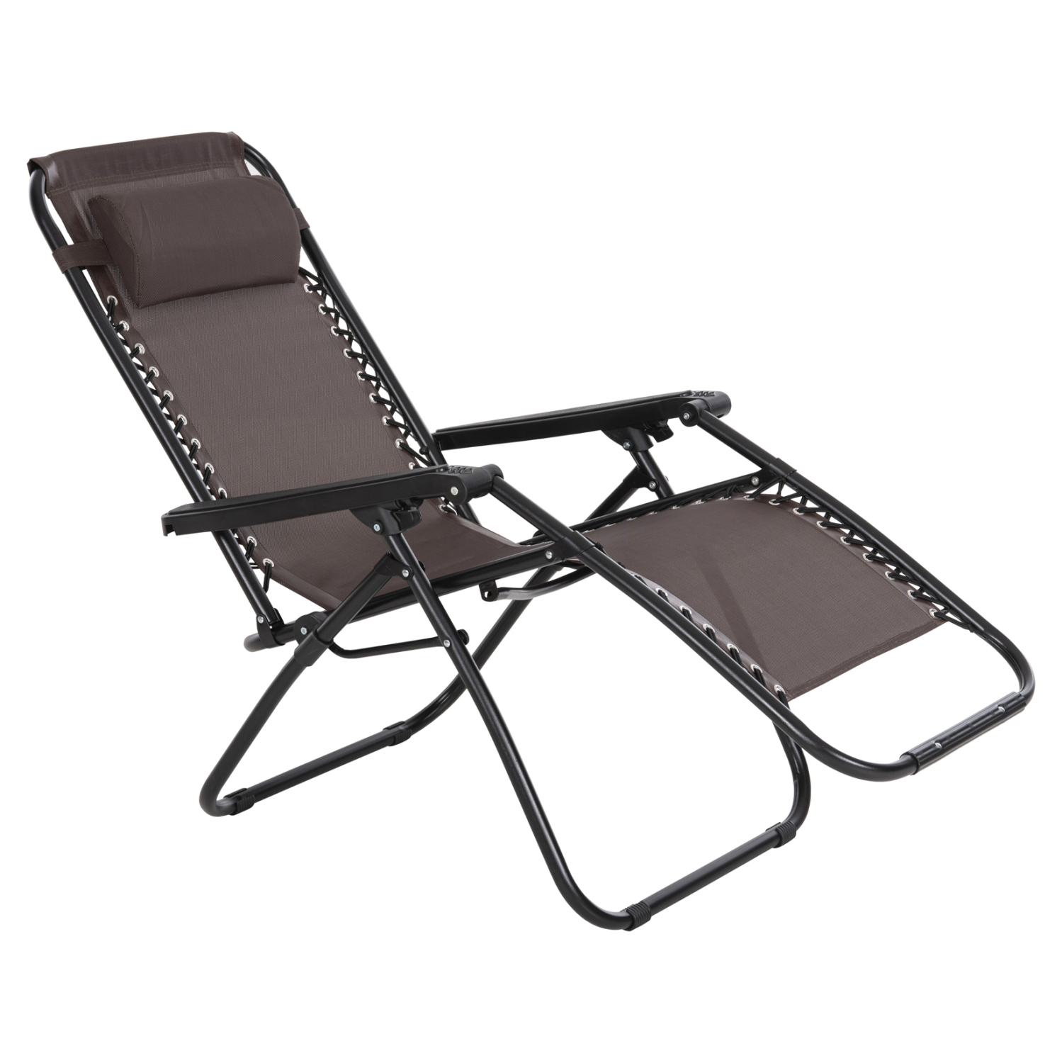 ΠΟΛΥΘΡΟΝΑ RELAX COMPANION HM5095.13 ΚΑΦΕ TEXTILENE-ΜΑΥΡΟ ΜΕΤΑΛΛΟ 67x145x110Υεκ. - Image 3