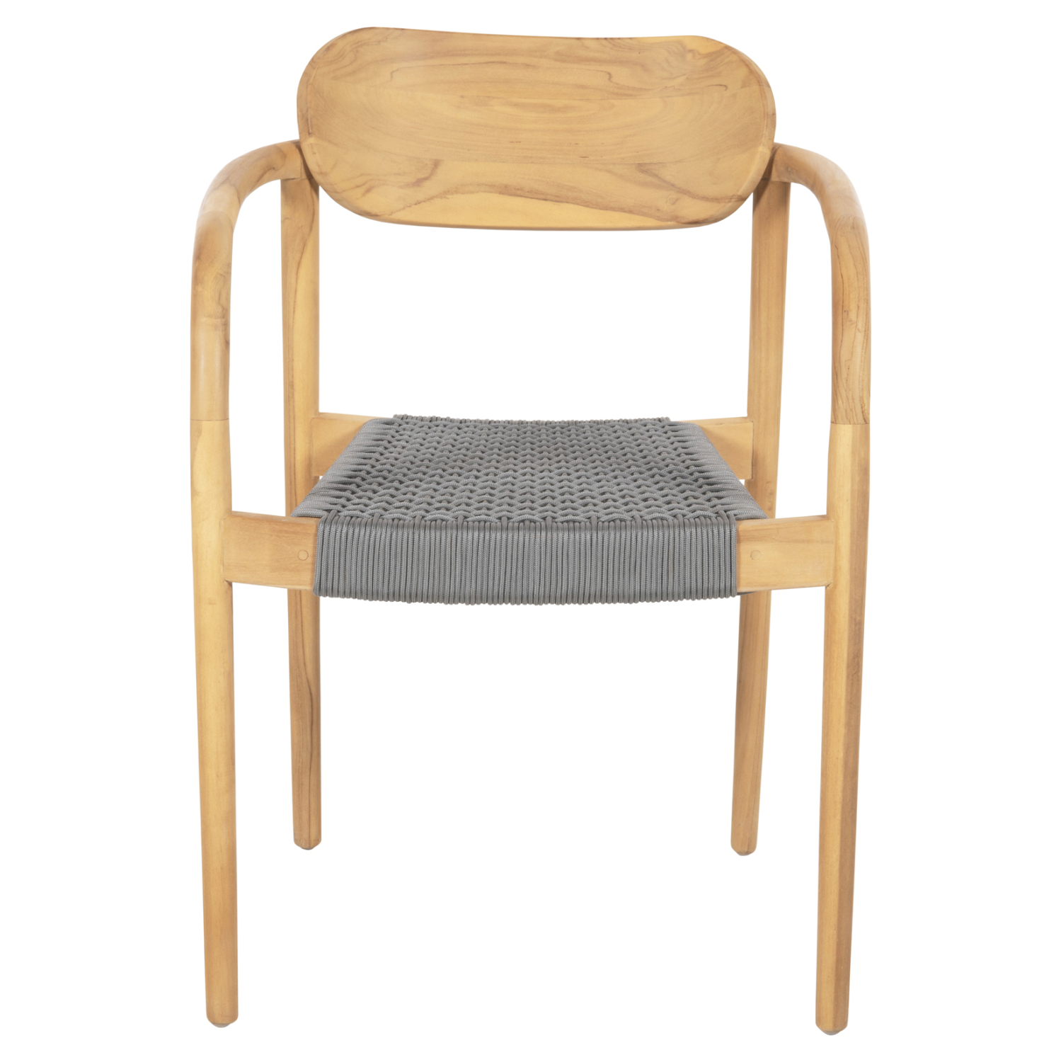 ΠΟΛΥΘΡΟΝΑ OSLO HM9636.08 ΞΥΛΟ TEAK ΦΥΣΙΚΟ & ΓΚΡΙ ΣΧΟΙΝΙ 55x54x80Yεκ. - Image 3