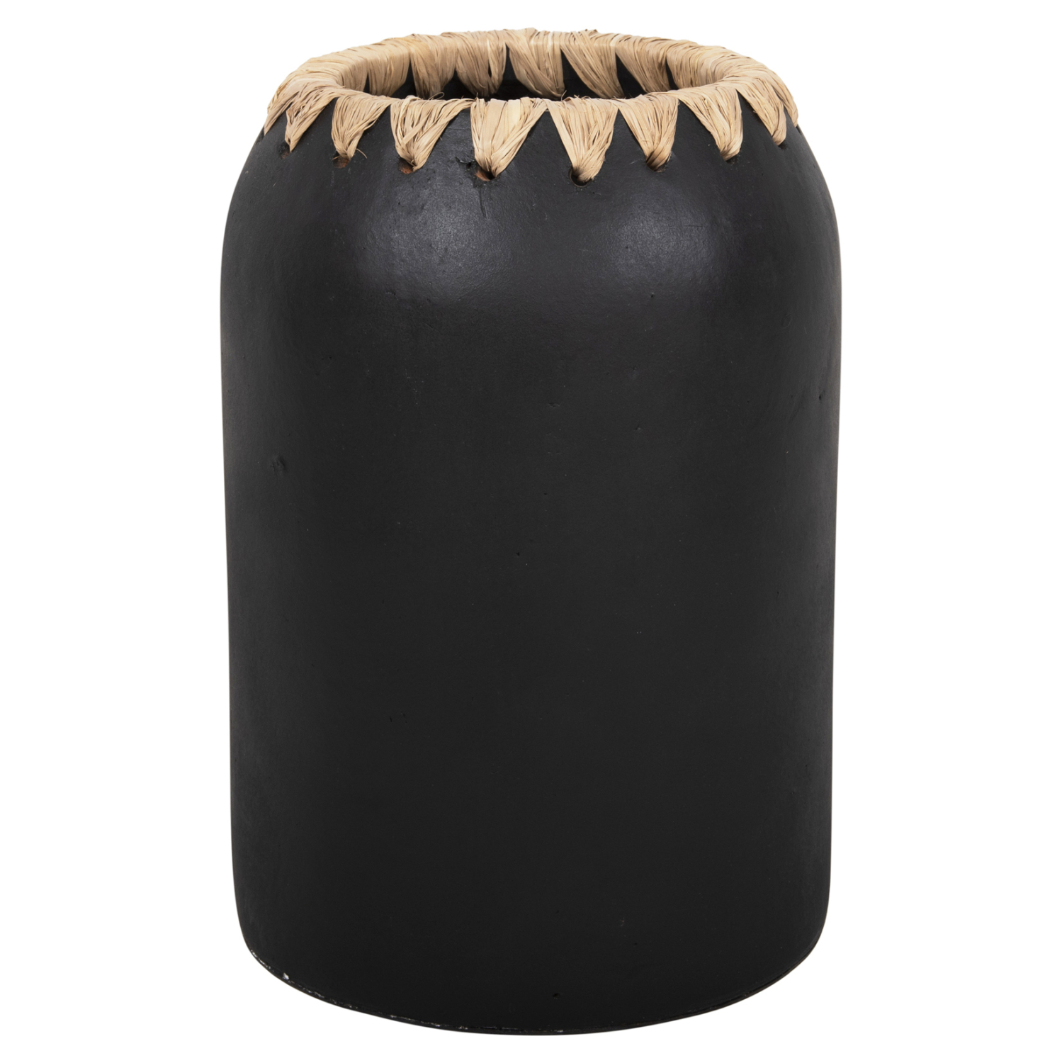 ΔΙΑΚΟΣΜΗΤΙΚΟ ΒΑΖΟ HM4376 ΤΕΡΑΚΟΤΑ ΣΕ ΜΑΥΡΟ ΜΕ ΠΛΕΞΗ ΣΤΟ ΣΤΟΜΙΟ Φ21Χ32εκ. - Image 3