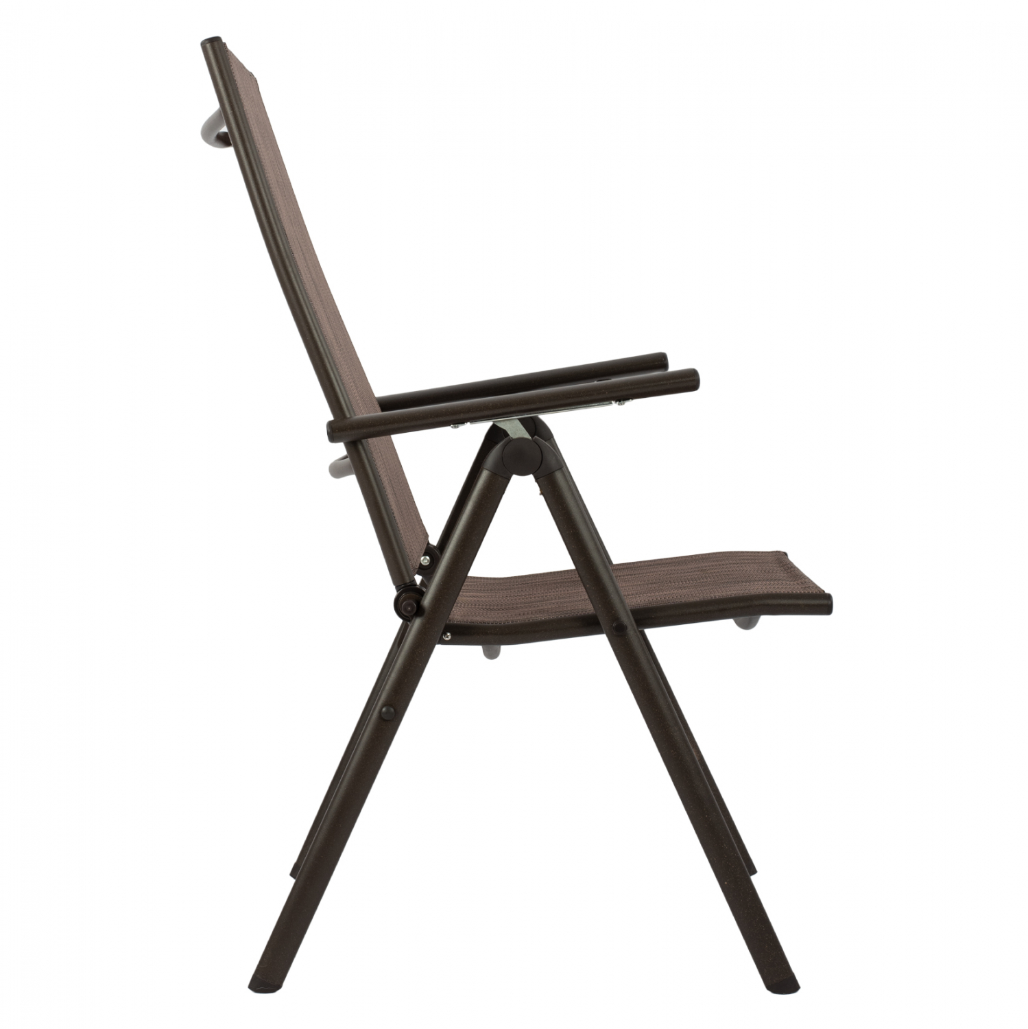 ΠΟΛΥΘΡΟΝΑ ZURI 7ΘΕΣΕΩΝ ΠΤΥΣ/ΝΗ ΜΕΤΑΛΛΙΚΗ ΚΑΦΕ ME ΚΑΦΕ TEXTILENE HM5700.02 55x70x103Υ εκ. - Image 3