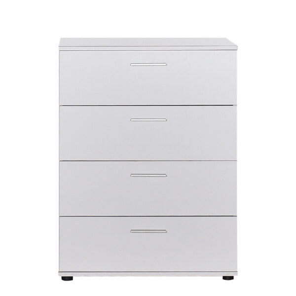 Συρταριέρα Trendline Megapap χρώμα λευκό 73x44x96εκ. - Image 2