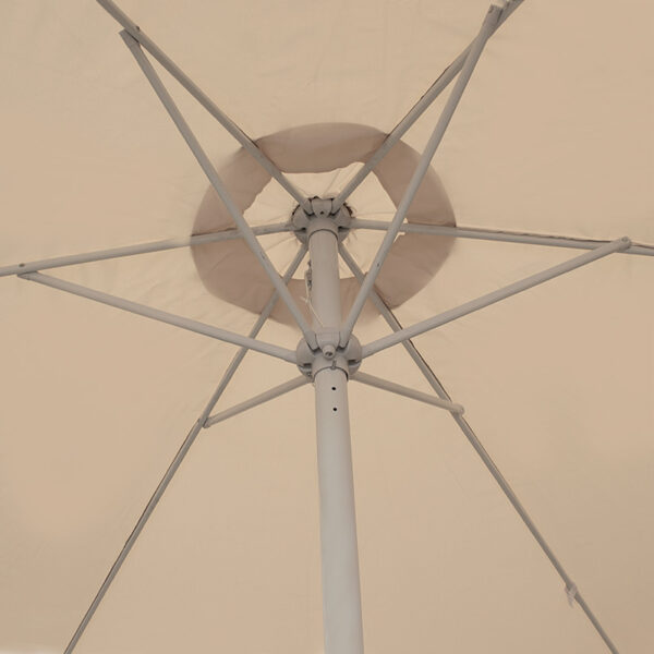 Ομπρέλα κήπου Capri Megapap αλουμινίου χρώμα εκρού Ø3m. - Image 2
