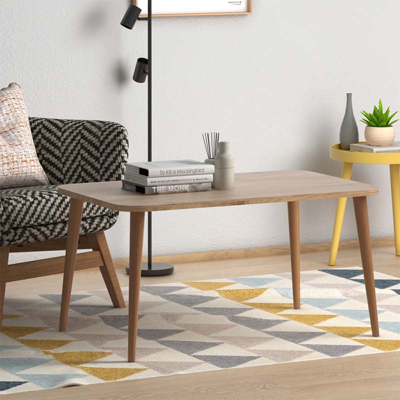 Τραπεζάκι σαλονιού Soul Megapap χρώμα oak 90x55x41εκ.