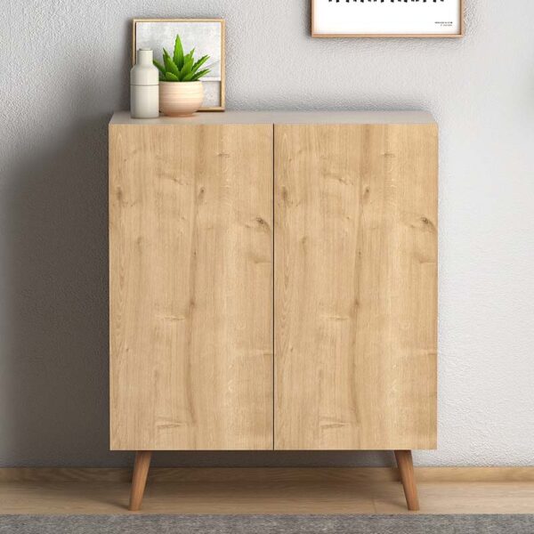 Παπουτσοθήκη Luce Megapap 12 ζευγών χρώμα oak 70x35x85εκ. - Image 2
