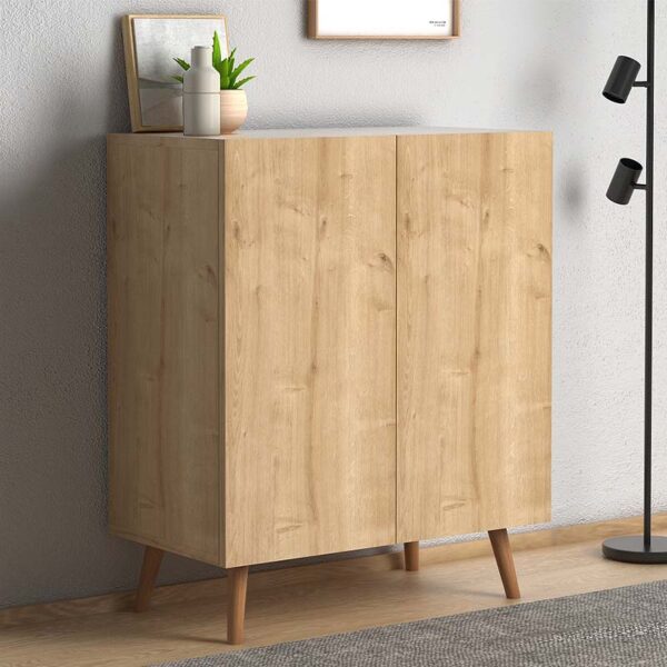 Παπουτσοθήκη Luce Megapap 12 ζευγών χρώμα oak 70x35x85εκ. - Image 3