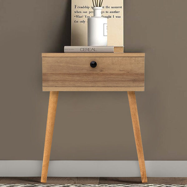 Κομοδίνο Pauline Megapap χρώμα pine oak 45x35x61εκ. - Image 3
