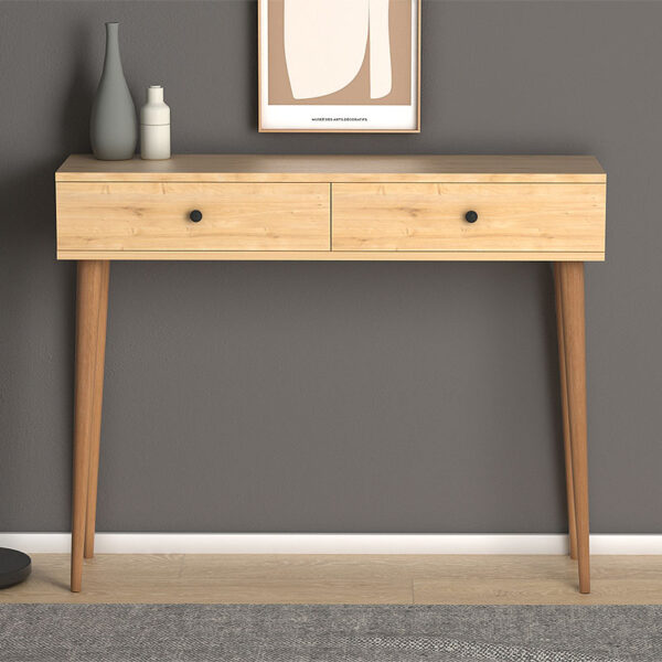 Κονσόλα Alis Megapap χρώμα oak 110x29x88εκ. - Image 2